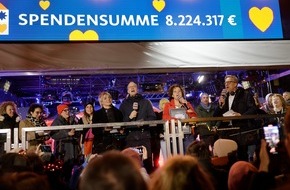 WDR Westdeutscher Rundfunk: Mehr als 8,2 Millionen Euro beim WDR 2 Weihnachtswunder