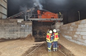 Freiwillige Feuerwehr der Stadt Goch: FF Goch: Brand in Industriehalle