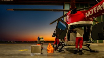 DRF Luftrettung: H145 mit Fünfblattrotor in Dienst gestellt / Christoph Weser startet künftig mit neuer Technologie