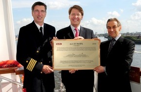 Hapag-Lloyd Cruises: Bestnoten im Berlitz Cruise Guide: MS EUROPA erhält zum zehnten Mal höchste Bewertung (mit Bild)