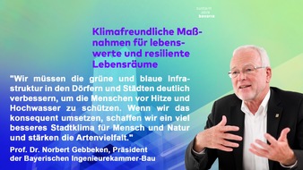 Bayerische Ingenieurekammer-Bau: Nachhaltig bauen durch Schwammstadtprinzip