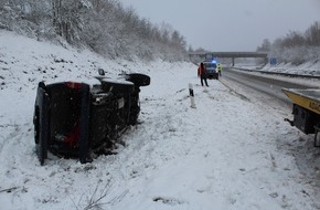 Polizeidirektion Kaiserslautern: POL-PDKL: A6/A62/A63 - Westpfalz, Verkehrsunfälle nach Wintereinbruch