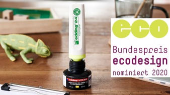 edding Gruppe: edding EcoLine - nominiert für den Bundespreis Ecodesign 2020