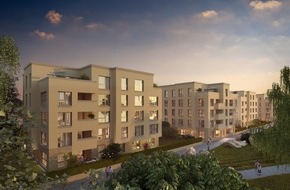 Mobimo Holding AG: Aarauer Aeschbach Quartier - Wohnen in Bahnhofsnähe und im Grünen / Mobimo: Start mit dem Verkauf der Eigentumswohnungen (BILD)