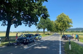 Polizeiinspektion Northeim: POL-NOM: Verkehrsunfall mit leicht verletzter Person nach Überholvorgang