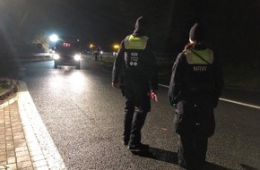 Polizei Münster: POL-MS: Großkontrolle auf der A 1 - 167 Fahrzeuge und 337 Personen kontrolliert
