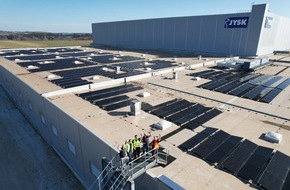 MaxSolar GmbH: Energy Partners schließt erstes Projekt mit JYSK ab - Nachhaltige Energieversorgung für Logistikzentrum in Kammlach (Landkreis Unterallgäu, Bayern)