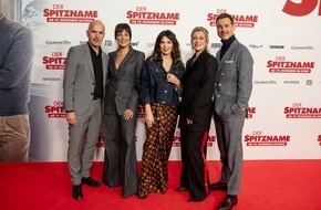 Constantin Film: Vorweihnachtliches Familientreffen: DER SPITZNAME feiert Premiere in München