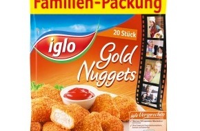 iglo Deutschland: Da werden alle satt: iglo Gold Nuggets und Carlchen's Dippers ab sofort für die ganze Familie (FOTO)
