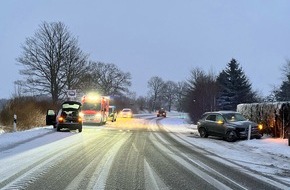 Kreispolizeibeh&ouml;rde Oberbergischer Kreis: POL-GM: F&uuml;nf Verletzte bei Verkehrsunf&auml;llen auf winterglatten Stra&szlig;en