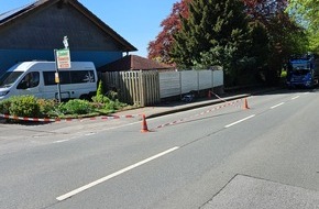 Freiwillige Feuerwehr Breckerfeld: FW-EN: Verkehrsunfall zwischen Radfahrer und Bus