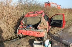 Polizeipräsidium Rheinpfalz: POL-PPRP: Unfall mit vier leicht verletzten Personen- Unfallverursacher steht unter Alkohol- und Drogeneinfluss