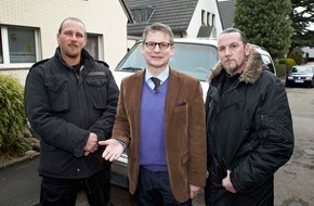 Kabel Eins: Inkasso-Musketiere auf Schuldner-Jagd: "Die Geldeintreiber - Gnadenlos gerecht" ab Montag, 26. März 2012, um 19 Uhr, neu bei kabel eins (mit Bild)