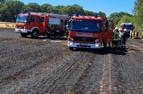 Kreisfeuerwehrverband Segeberg: FW-SE: Mehrere Vegetationsbrände im Kreis Segeberg