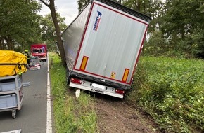 Polizeiinspektion Cuxhaven: POL-CUX: Vollsperrung L128 nach Verkehrsunfall