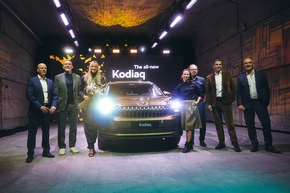 Weltpremiere des neuen Škoda Kodiaq: aktuelle Bilder auf dem Škoda Storyboard
