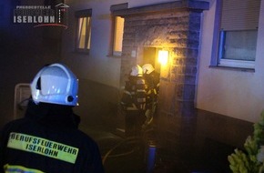 Feuerwehr Iserlohn: FW-MK: Kellerbrand durch Waschmaschine