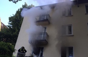 Feuerwehr Dortmund: FW-DO: Feuer in der östlichen Innenstadt // Person verstirbt nach Wohnungsbrand