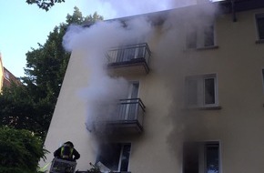 Feuerwehr Dortmund: FW-DO: Feuer in der östlichen Innenstadt // Person verstirbt nach Wohnungsbrand