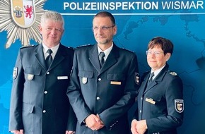 Polizeipräsidium Rostock: POL-HRO: Offizielle Amtseinführung des Leiters des Autobahn- und Verkehrspolizeireviers Metelsdorf