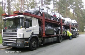 Polizeiinspektion Nienburg / Schaumburg: POL-NI: Schwerlastkontrolle auf der B 214 im Landkreis Nienburg - Beanstandungsquote von 70 Prozent  - Bild im download -