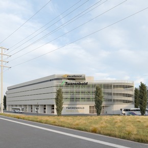 Baustart f&uuml;r modernes Reiseterminal der Twerenbold Reisen Gruppe in Frauenfeld