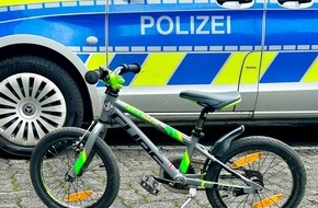 Kreispolizeibehörde Siegen-Wittgenstein: POL-SI: Graues Kinderfahrrad aufgefunden - Polizei sucht Besitzer - #polsiwi