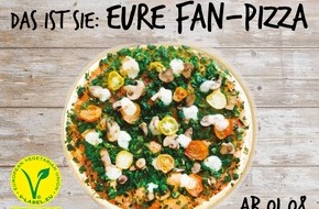 Lidl: Die vegane "Lidl-Fan-Pizza" kommt jetzt in alle Lidl-Filialen /
2 Millionen Lidl-Facebook-Fans konnten ihre Lieblingspizza zusammenstellen - ab dem 1. August ist der Fan-Favorit bundesweit erhältlich