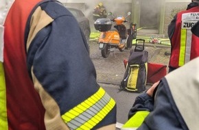 Feuerwehr Essen: FW-E: Erneuter Kellerbrand im Mehrfamilienhaus - keine Verletzten