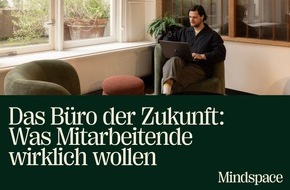 Mindspace: Laut Mindspace-Studie: Arbeitsplatzgestaltung wird zum untersch&auml;tzten Bindungsfaktor / Jede f&uuml;nfte Person w&uuml;rde auf Gehalt verzichten f&uuml;r ein sch&ouml;neres B&uuml;ro