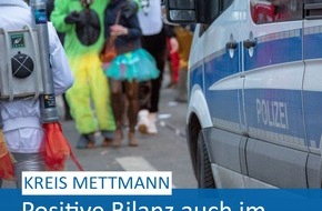 Polizei Mettmann: POL-ME: Am Rosenmontag wurde weitestgehend friedlich gefeiert - Kreis Mettmann - 2402046
