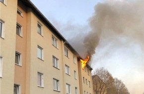 Polizei Minden-Lübbecke: POL-MI: Keine Verletzten bei Wohnungsbrand in Mehrfamilienhaus