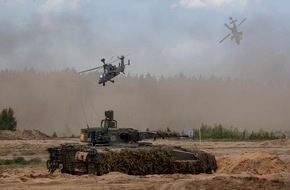 PIZ Heer: Quadriga 2024: Bundeswehr setzt den Schlusspunkt in Litauen beim größten NATO Manöver seit dem Kalten Krieg - Generalinspekteur bekräftigt Bündnissolidarität an der NATO Ostflanke