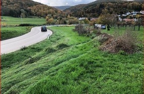 Polizeidirektion Landau: POL-PDLD: Oberotterbach - B38 Porschefahrer verliert Kontrolle - hoher Sachschaden