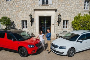 Prominente Schauspieler testen SKODA Yeti Monte Carlo und Octavia L&amp;K (FOTO)