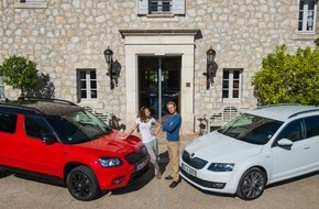 Skoda Auto Deutschland GmbH: Prominente Schauspieler testen SKODA Yeti Monte Carlo und Octavia L&K (FOTO)