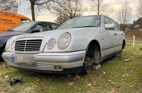 Kreispolizeibehörde Viersen: POL-VIE: Schwalmtal-Amern: Unbekannte stehlen Autoräder
