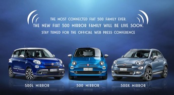 LaPresse Deutschland: Jetzt im Stream: Web-Pressekonferenz zu Fiat 500 Mirror Sondermodellen