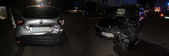 Polizei Duisburg: POL-DU: Friemersheim: E-Roller ausgewichen - Zwei Autos mit Totalschaden