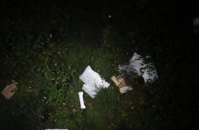 Polizei Dortmund: POL-DO: Illegale Müllentsorgung an B54-Talbrücken: Autobahnpolizei ertappt 43-Jährigen mitten in der Nacht
