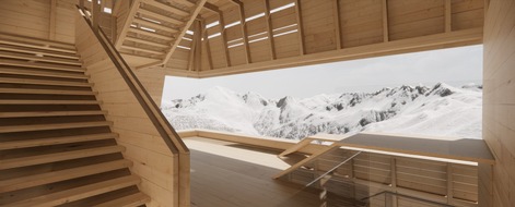 Skifahren mit Ausblick: der neue Aussichtsturm im Ski Juwel