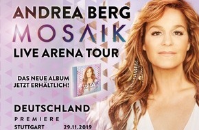 Leutgeb Entertainment Group GmbH: Andrea Berg: Das neue Studioalbum "MOSAIK" startet direkt von 0 auf 1 der deutschen Album-Charts