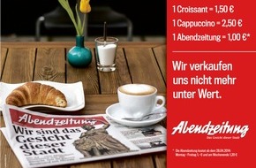MHBK Rechtsanwälte Müller-Heydenreich Bierbach & Kollegen: "Wir verkaufen uns nicht mehr unter Wert": Abendzeitung München erhöht den Verkaufspreis (FOTO)