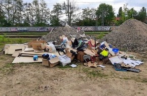 Bundespolizeiinspektion Hannover: BPOL-H: Mann lädt Müll auf Bahngelände ab - Persönliche Briefe überführen Müllsünder