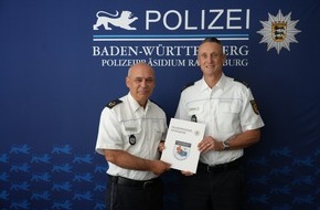 Polizeipr&auml;sidium Ravensburg: PP Ravensburg: Polizeirevier Friedrichshafen ab September unter neuer Leitung