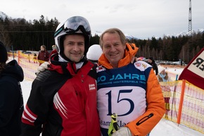 Olympia Jubil&auml;um Franz Klammer &acute;76 Tag der Legenden: Team Russi gelang Olympiarevanche