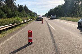 Polizeidirektion Landau: POL-PDLD: B9 bei Bellheim - Verkehrsunfall