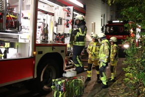 FW-Langenfeld: Übung der Freiwilligen Feuerwehr Langenfeld Löschzug 2 am Städtischen Klinikum Solingen