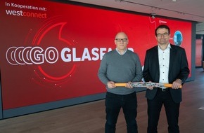 Vodafone GmbH: Westconnect und Vodafone Deutschland kooperieren f&uuml;r noch mehr Gigabit-Internet: Bis zu zwei Millionen Haushalte k&ouml;nnen bald Glasfaser-Internet von Vodafone im Westconnect-Netz buchen