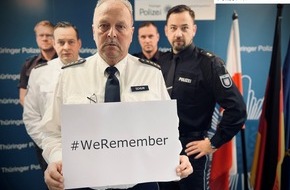 Landespolizeiinspektion Gotha: LPI-GTH: #WeRemember